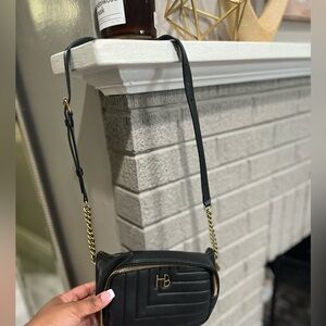 Henri Bendel Black Waist Belt Bag